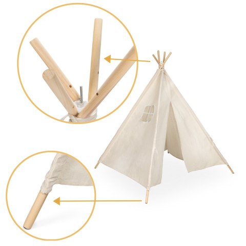 NAMIOT DOMEK INDIAŃSKI DLA DZIECI TIPI WIGWAM 135CM