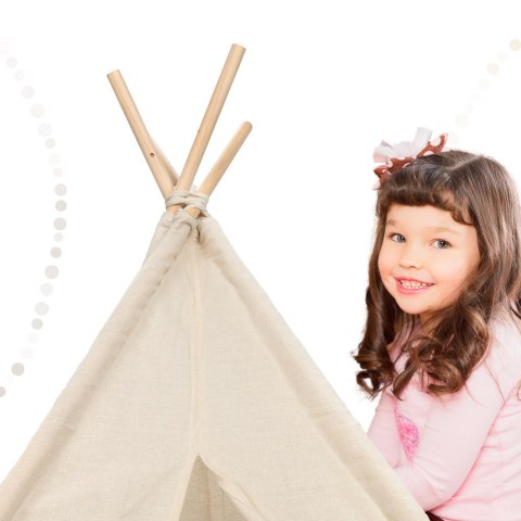 NAMIOT DOMEK INDIAŃSKI DLA DZIECI TIPI WIGWAM 135CM