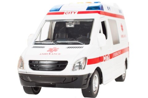 KARETKA AMBULANS Z DŹWIĘKIEM NAPĘDEM 1:16