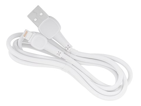 L-BRNO KABEL LIGHTING SZYBKIE ŁADOWANIE USB-A BIAŁY 2A 100 CM