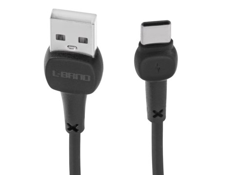 L-BRNO KABEL USB - USB TYP-C SZYBKIE ŁADOWANIE NB132 CZARNY