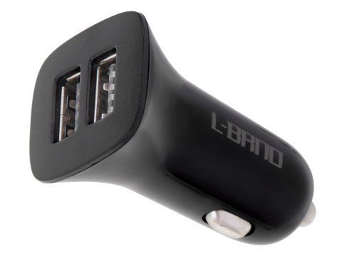 ŁADOWARKA SAMOCHODOWA SZYBKA 2.1A 2X USB + KABEL USB C L-BRNO