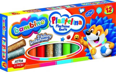 PLASTELINA BAMBINO 12 KOLORÓW PLASTELINA BAMBINO 12 KOLORÓW
